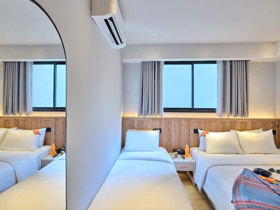 The Triplex - Deluxe Triple Room | Caja de seguridad en la habitación, wifi gratis y ropa de cama