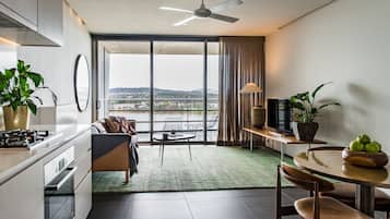 2 habitaciones, ropa de cama de alta calidad y colchones con pillow-top