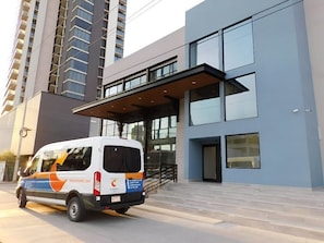 Fassade der Unterkunft