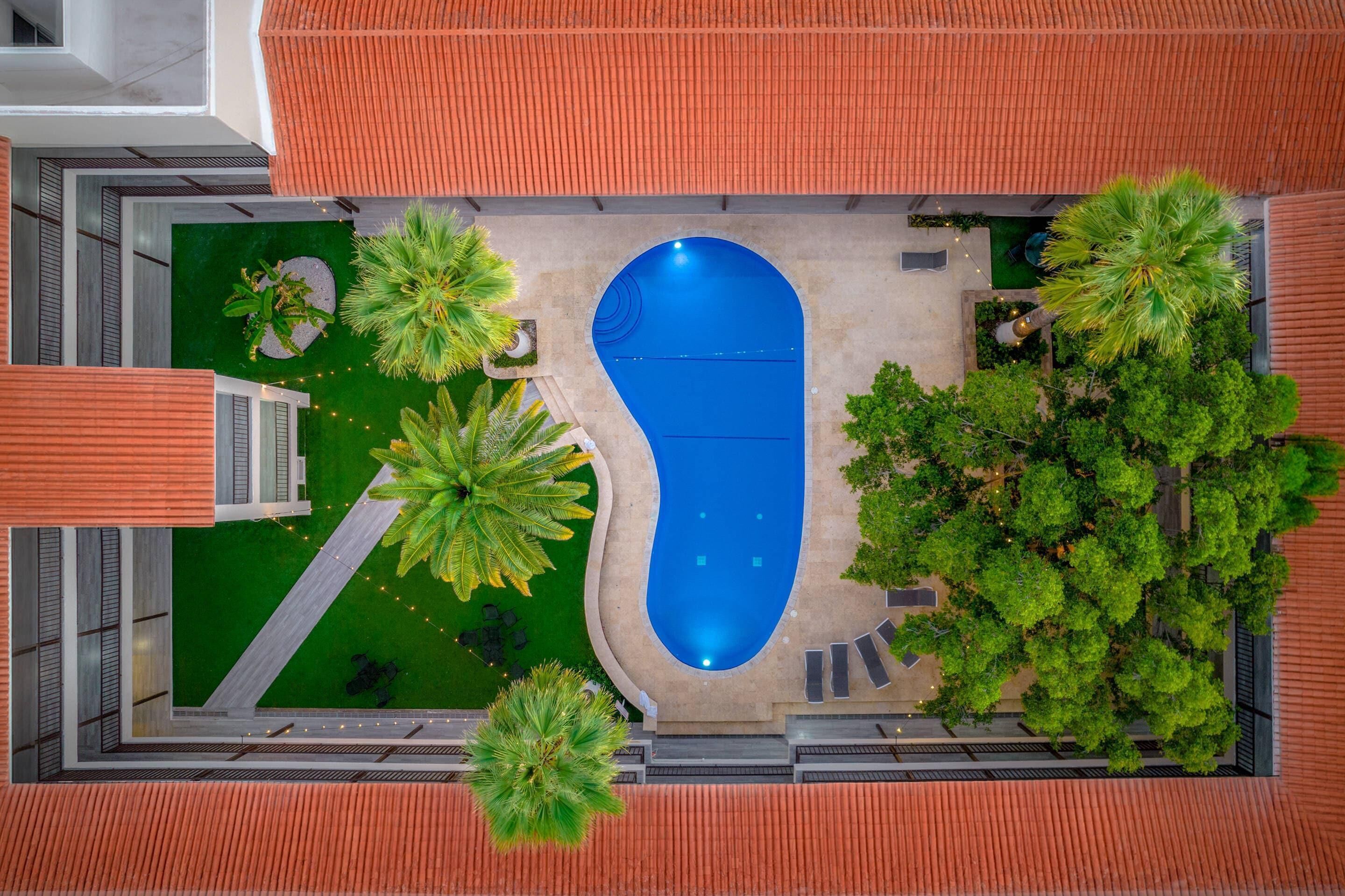 Alberca al aire libre 