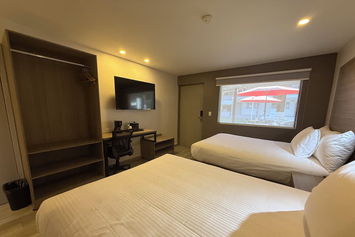 In-room safe, desk, laptop workspace, iron/ironing board