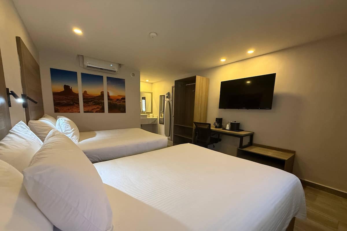 1 bedroom, desk, laptop workspace, iron/ironing board