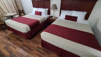 Deluxe Room, 2 Queen Beds, Non Smoking | Blackout drapes, soundproofing, iron/ironing board, free WiFi