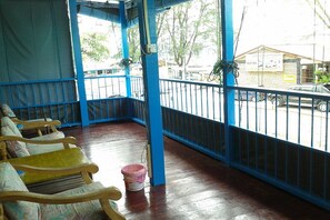 Vue depuis l’hébergement