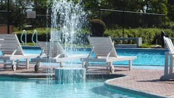 Indoor pool, outdoor pool