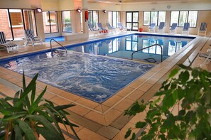 Indoor pool, outdoor pool