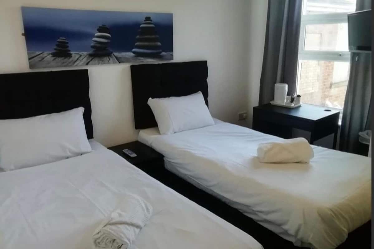 Standard Twin Room, 2 Single Beds | 1 bedroom, desk, iron/ironing board