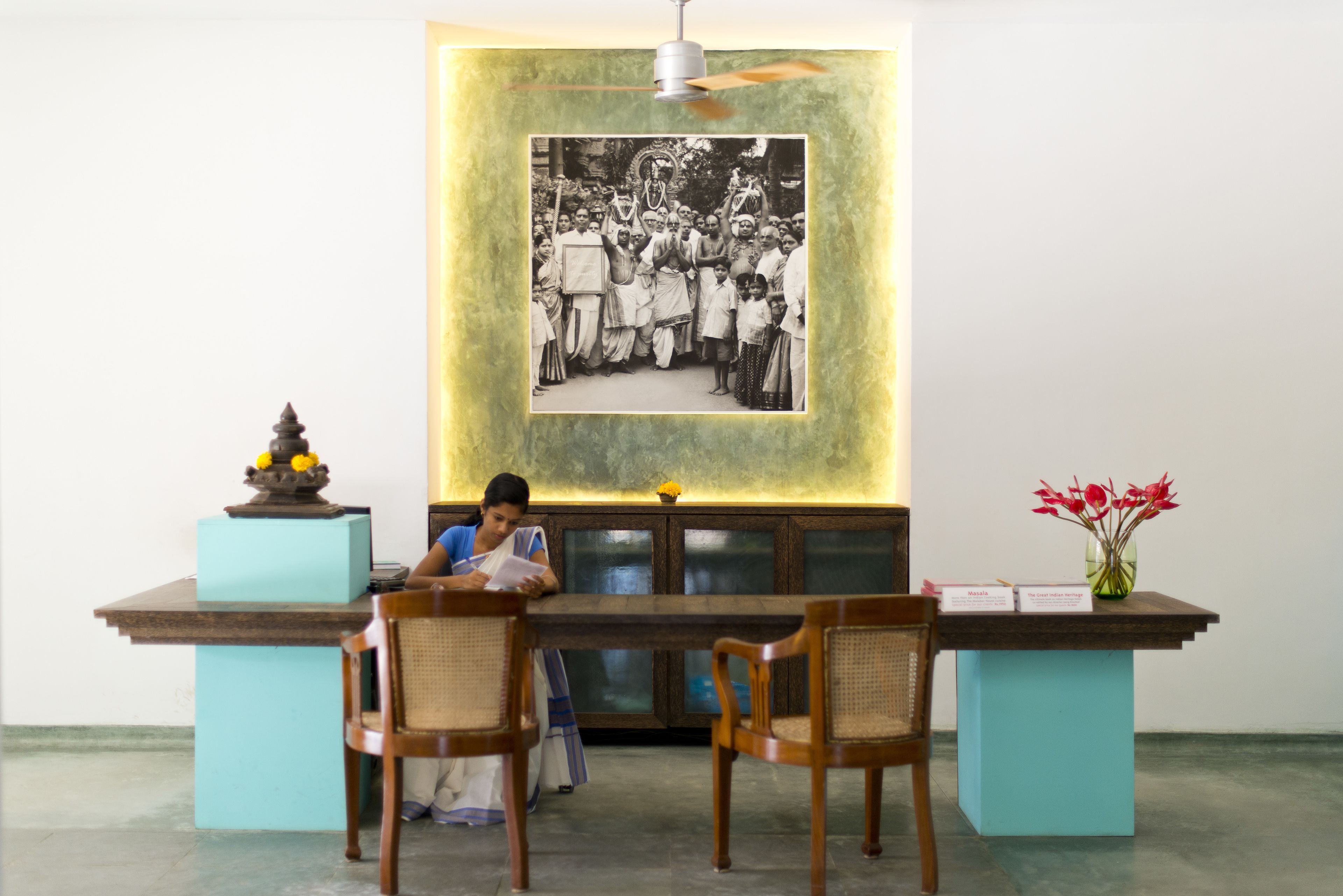 check-in/check-out kiosk