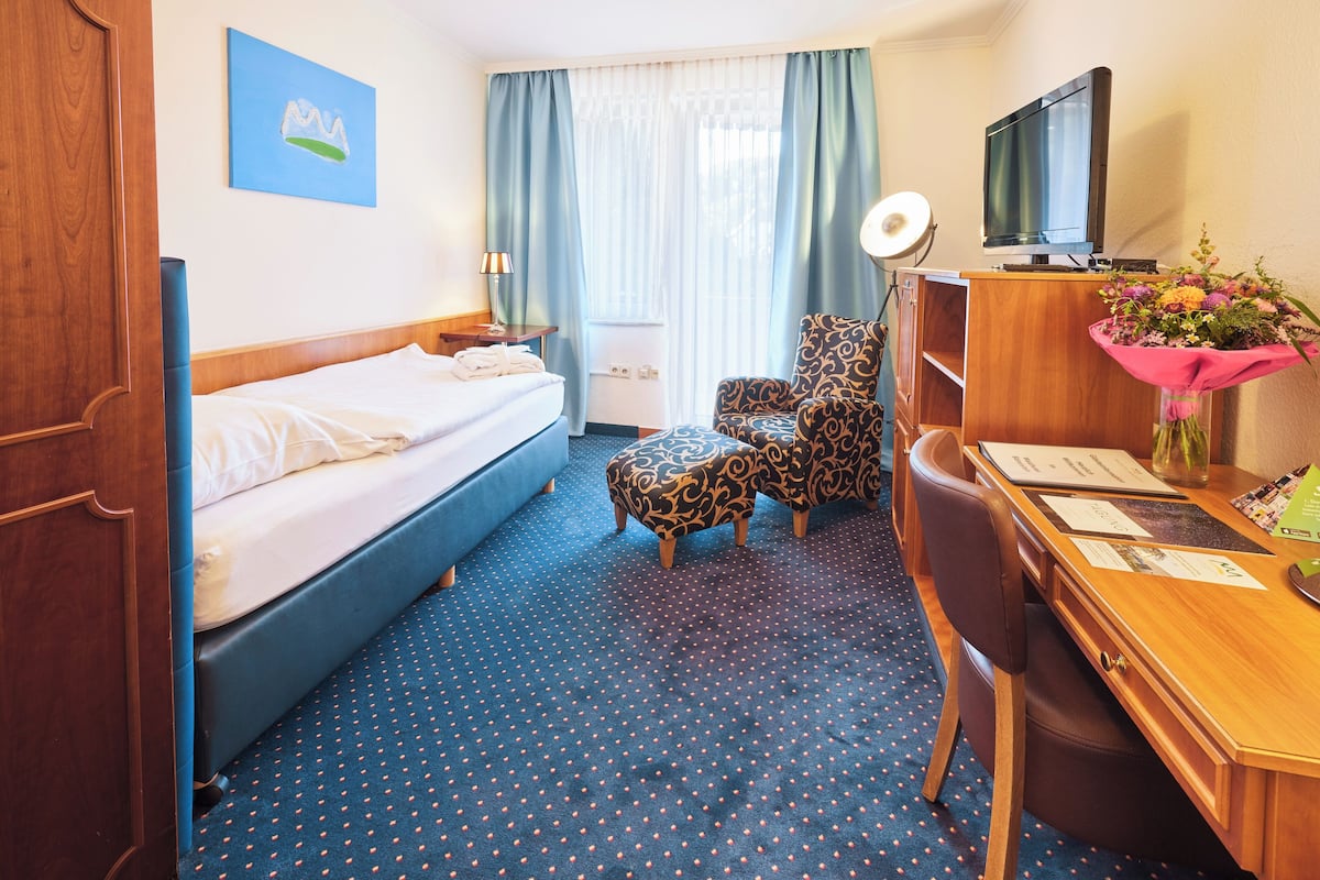 economy single room | 1 bedroom, hypo-allergenic bedding, minibar, in-room safe