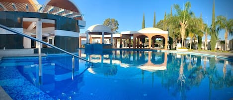 42-inch flat-screen TV with cable channels, Netflix, pay movies