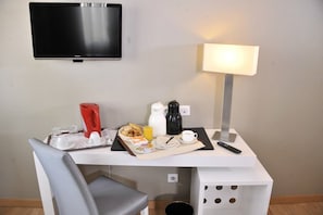 In-room safe, desk, blackout curtains, soundproofing