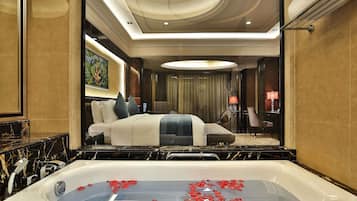 Premier Room, 1 King Bed, Smoking | In-room safe, iron/ironing board, free WiFi, bed sheets