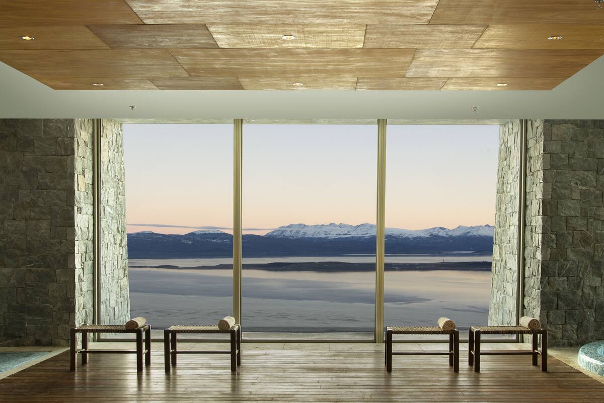 indoor pool, outdoor pool, pool loungers