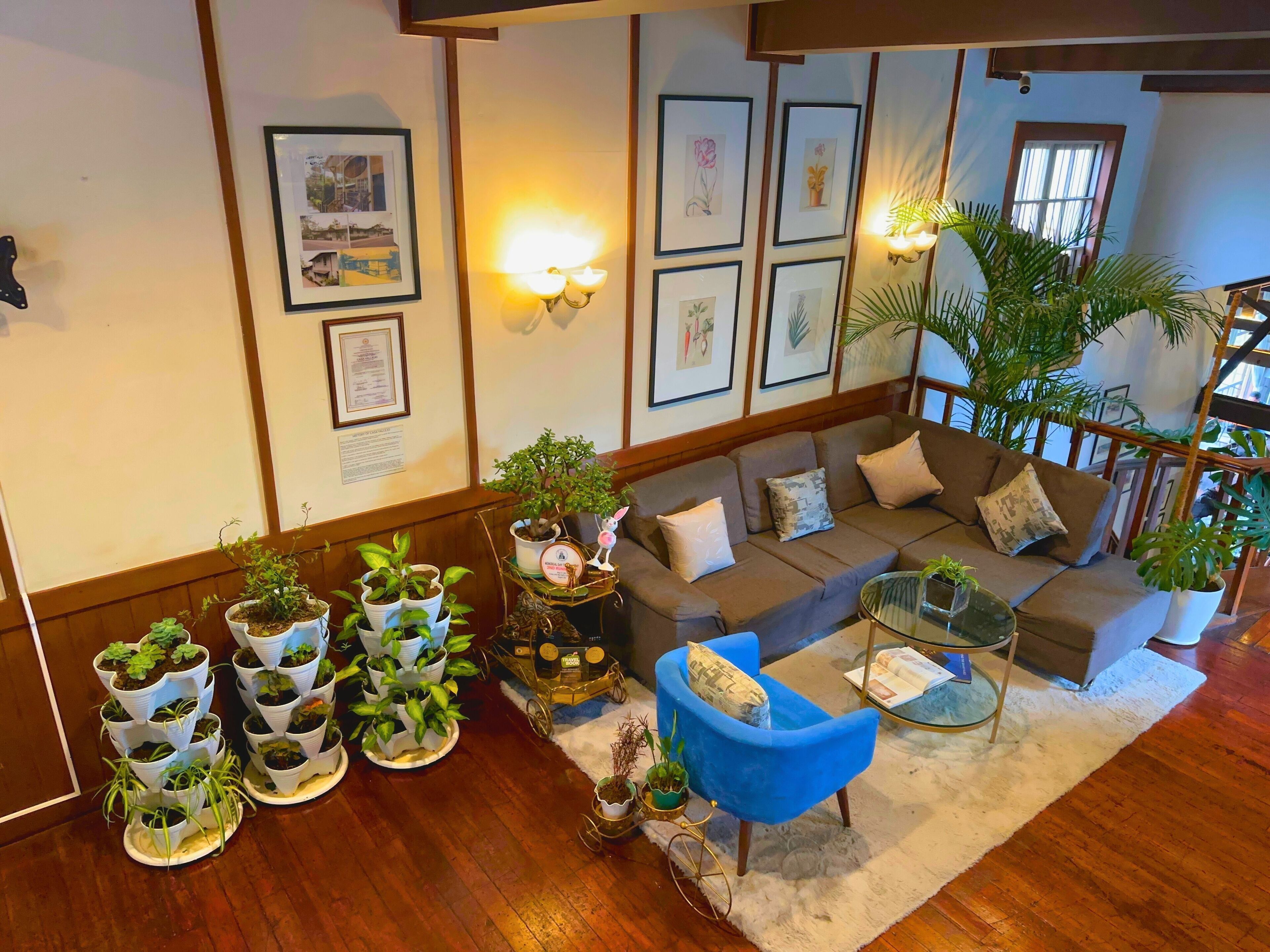 Lobby sitting area