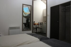 Desk, iron/ironing board, free cots/infant beds, free WiFi