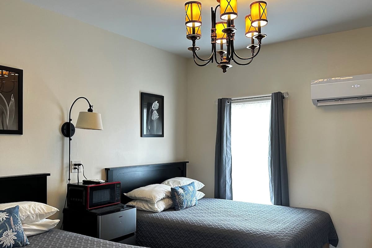 1 chambre, ameublement personnalisé, fer et planche à repasser