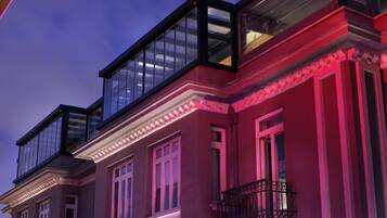 Front of property - evening/night