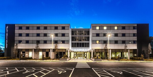 Front of property – evening/night
