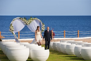 Área de bodas al aire libre
