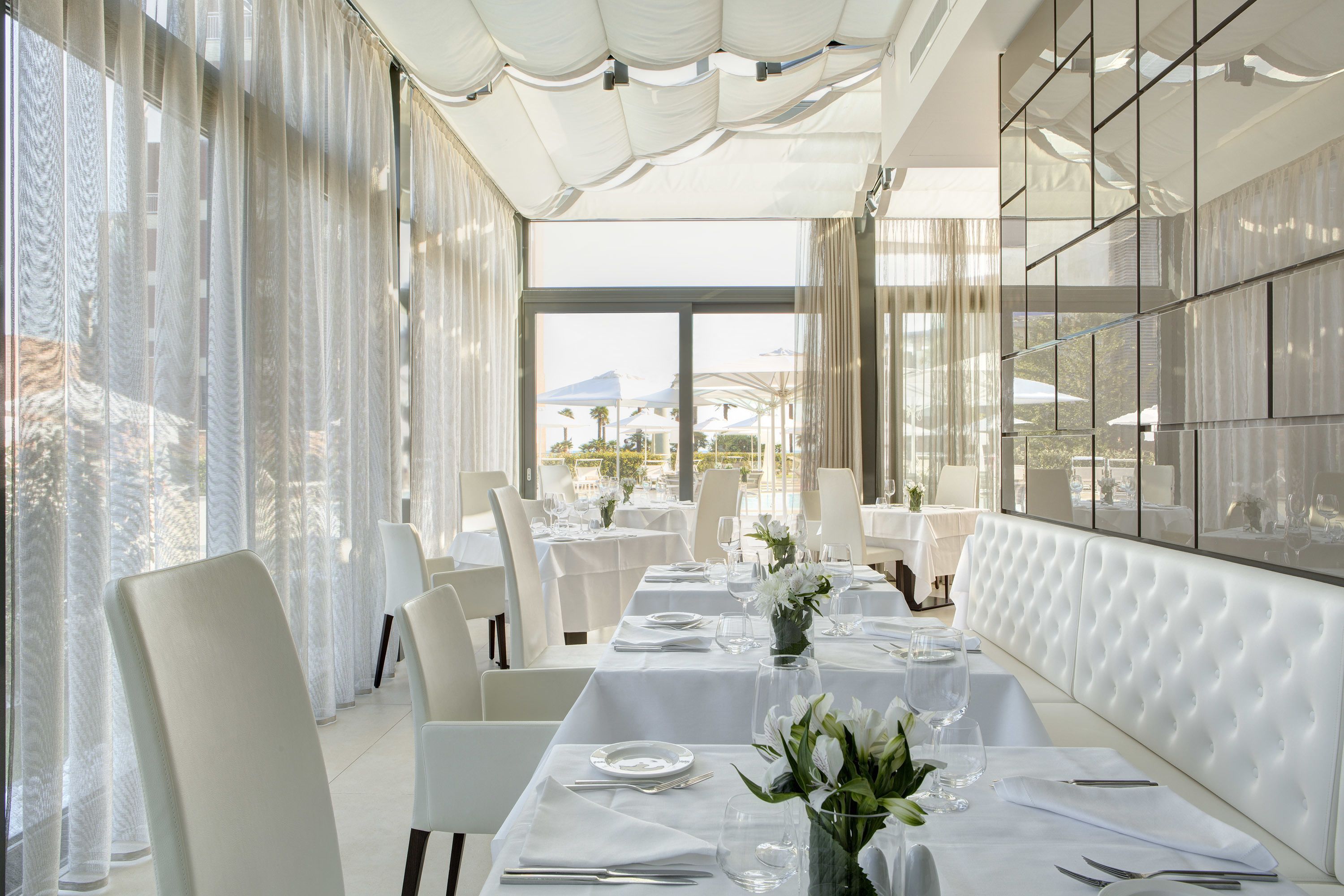 breakfast, lunch, dinner served; mediterranean cuisine, pool views