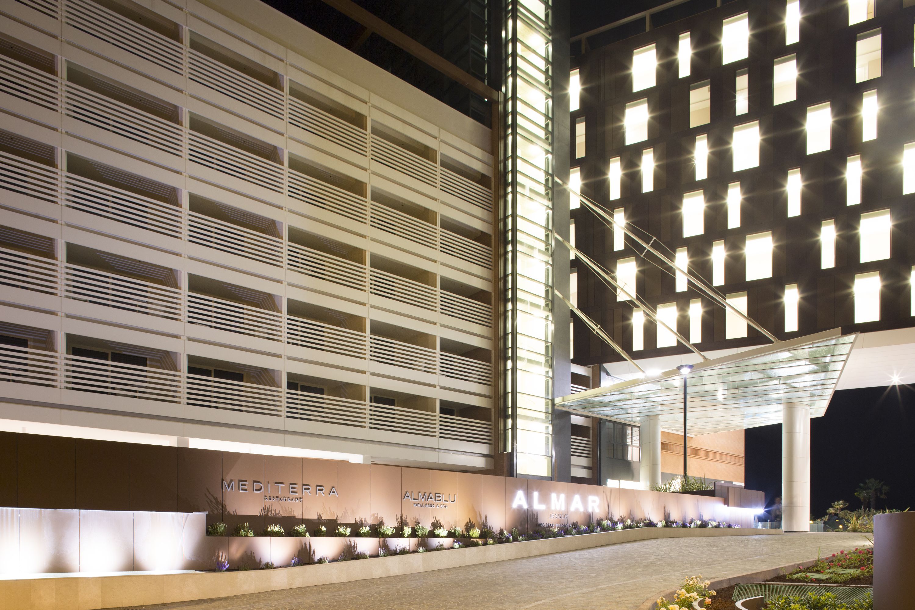 front of property – evening/night