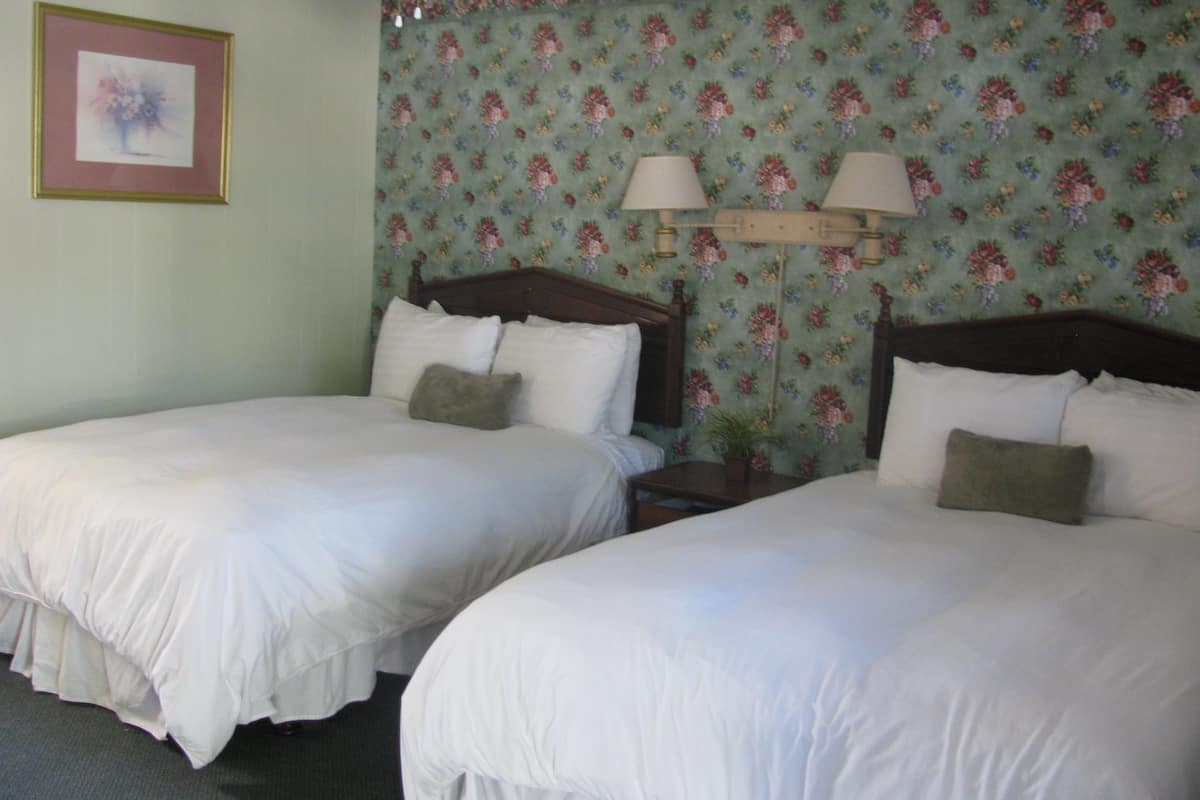 Kamer, 2 tweepersoonsbedden | Lakens van Egyptisch katoen, luxe beddengoed, donzen dekbedden