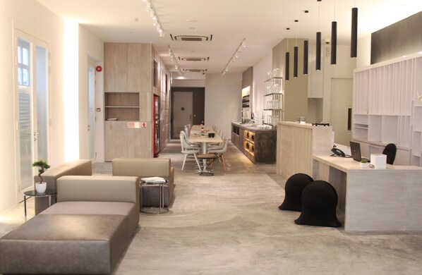 Check-in/check-out kiosk - Bunc Hostel (Singapore)