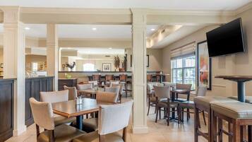 Free daily self-serve breakfast