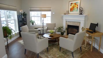 Sala de estar en el lobby