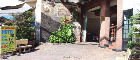 Entrada de la propiedad