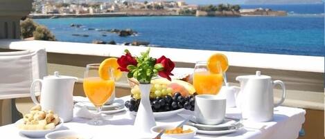 Petit déjeuner continental compris tous les jours