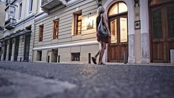 Front of property – evening/night