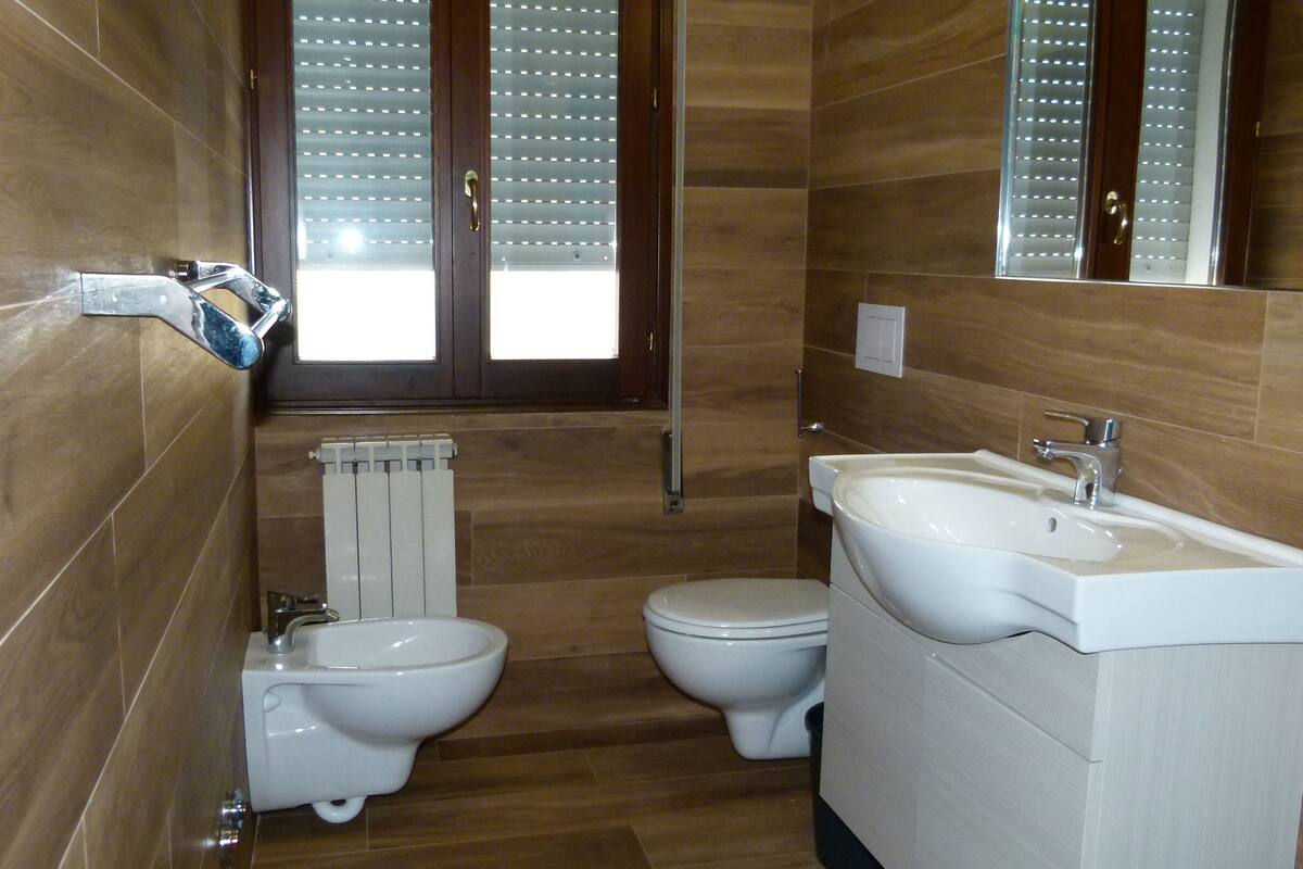 shower, rainfall showerhead, hair dryer, bidet