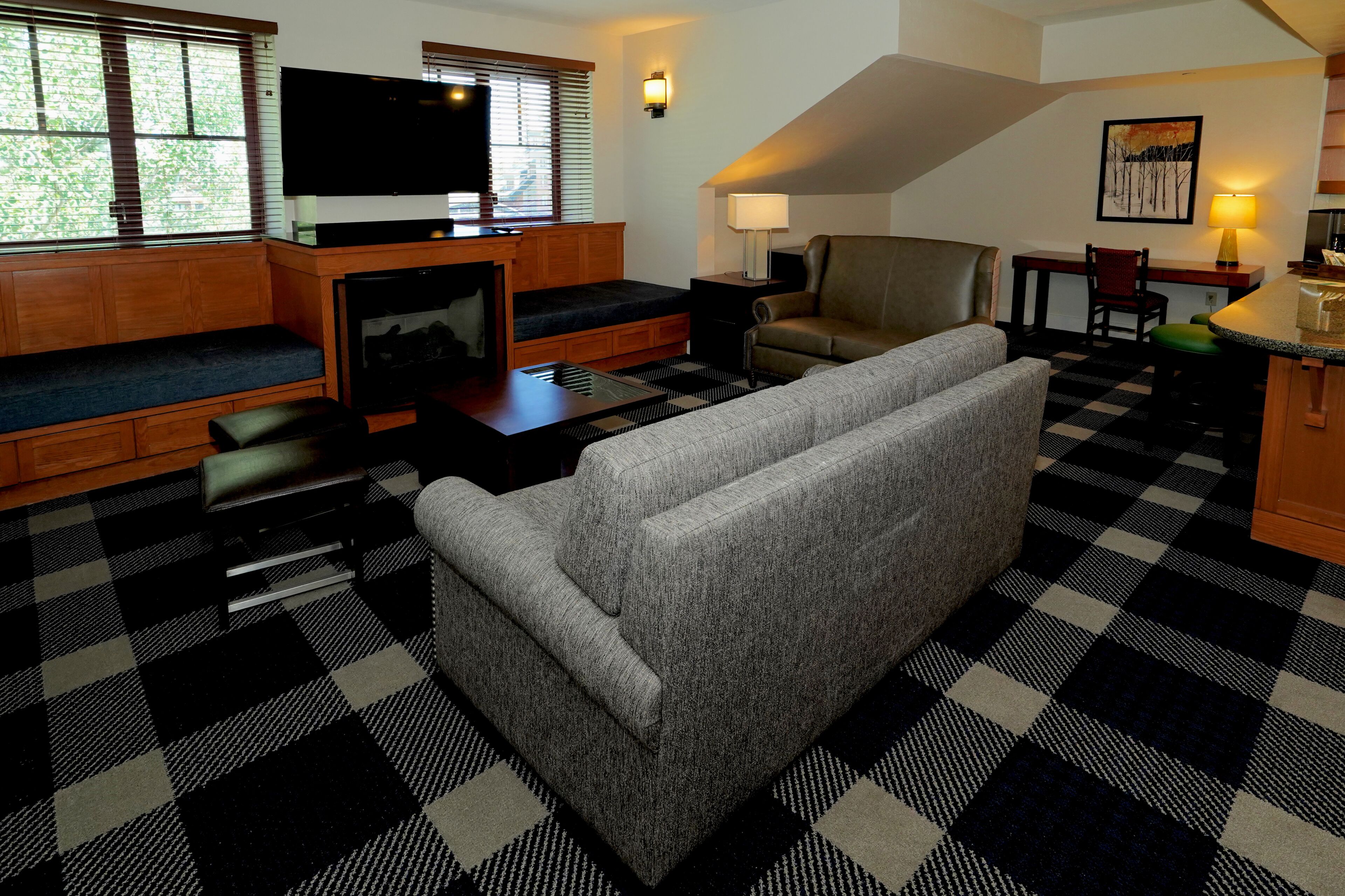 villa (larger), 1 bedroom, 2 bathrooms, kitchen | living room | flat-screen tv, dvd player