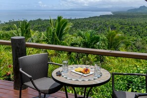 奢华别墅, 1 间卧室, 私人游泳池, 海洋景观 | 客房景观