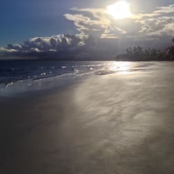 Beach nearby, black sand, snorkelling, kayaking