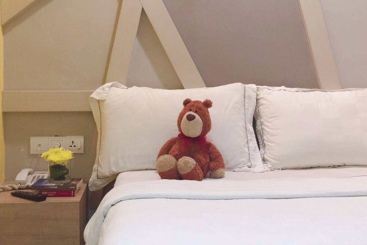 Superior Queen - No Windows | Iron/ironing board, WiFi (free), bed sheets