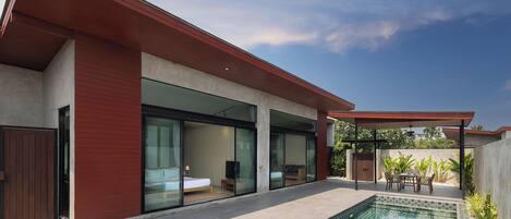 Family Two Bedroom Pool Villa | Frette Italian sheets, premium bedding, Select Comfort beds, minibar