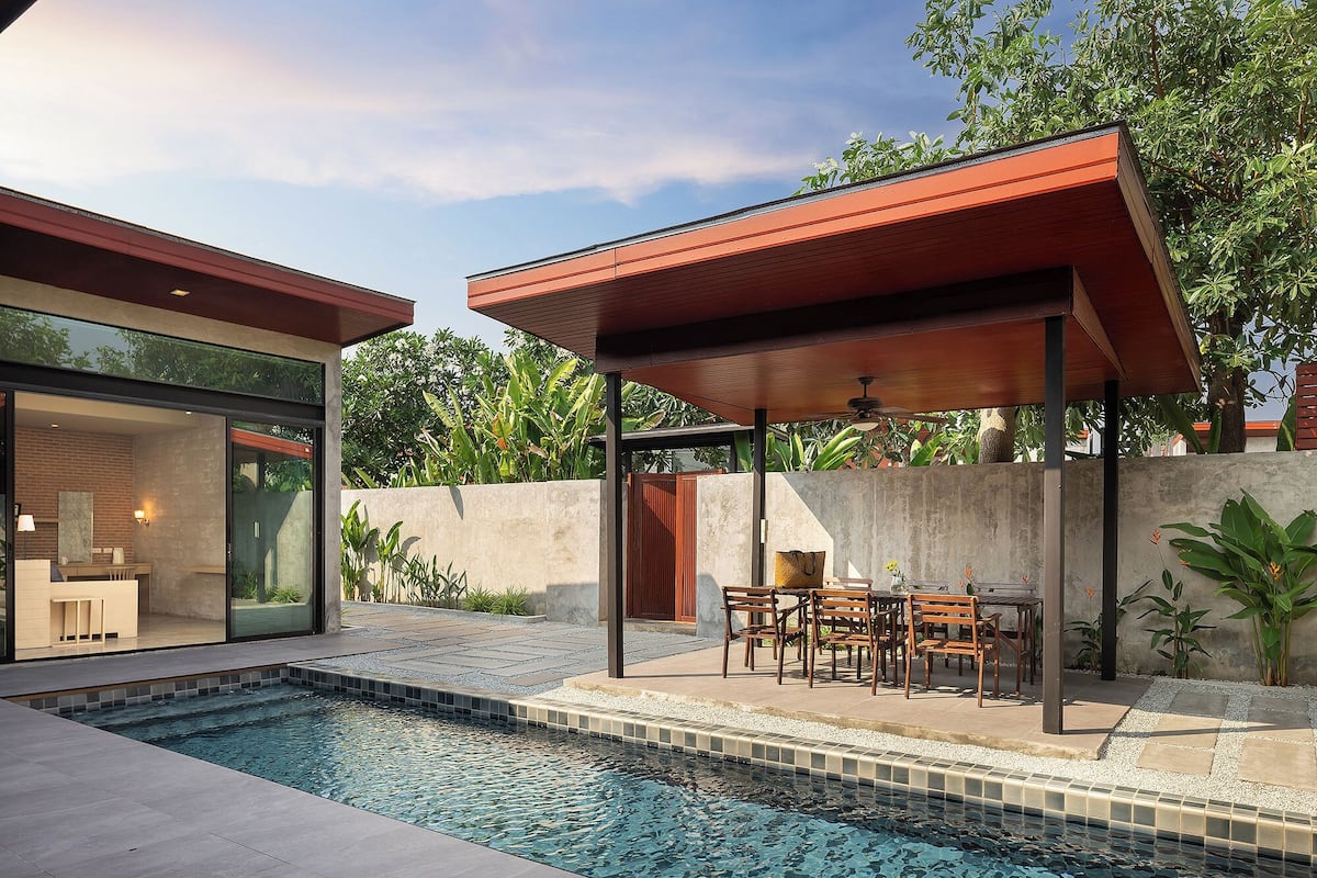 Grand 3 Bedroom Suite Pool Villa | Frette Italian sheets, premium bedding, Select Comfort beds, minibar