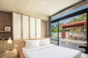 Family Three Bedroom Pool Villa | 義大利 Frette 床單、高級寢具、Select Comfort 床墊、迷你吧