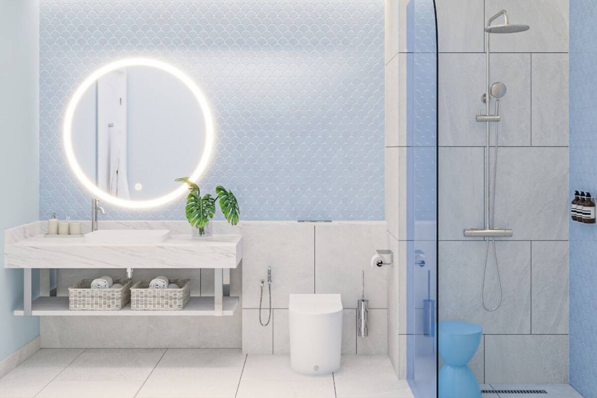 premium beach villa | bathroom | free toiletries, hair dryer, bidet, towels