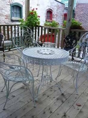 Terrace/patio - Castel d'Amérique Française (Québec City)