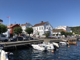 Overnatningsstedets facade