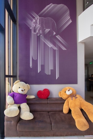 Sala de estar en el lobby