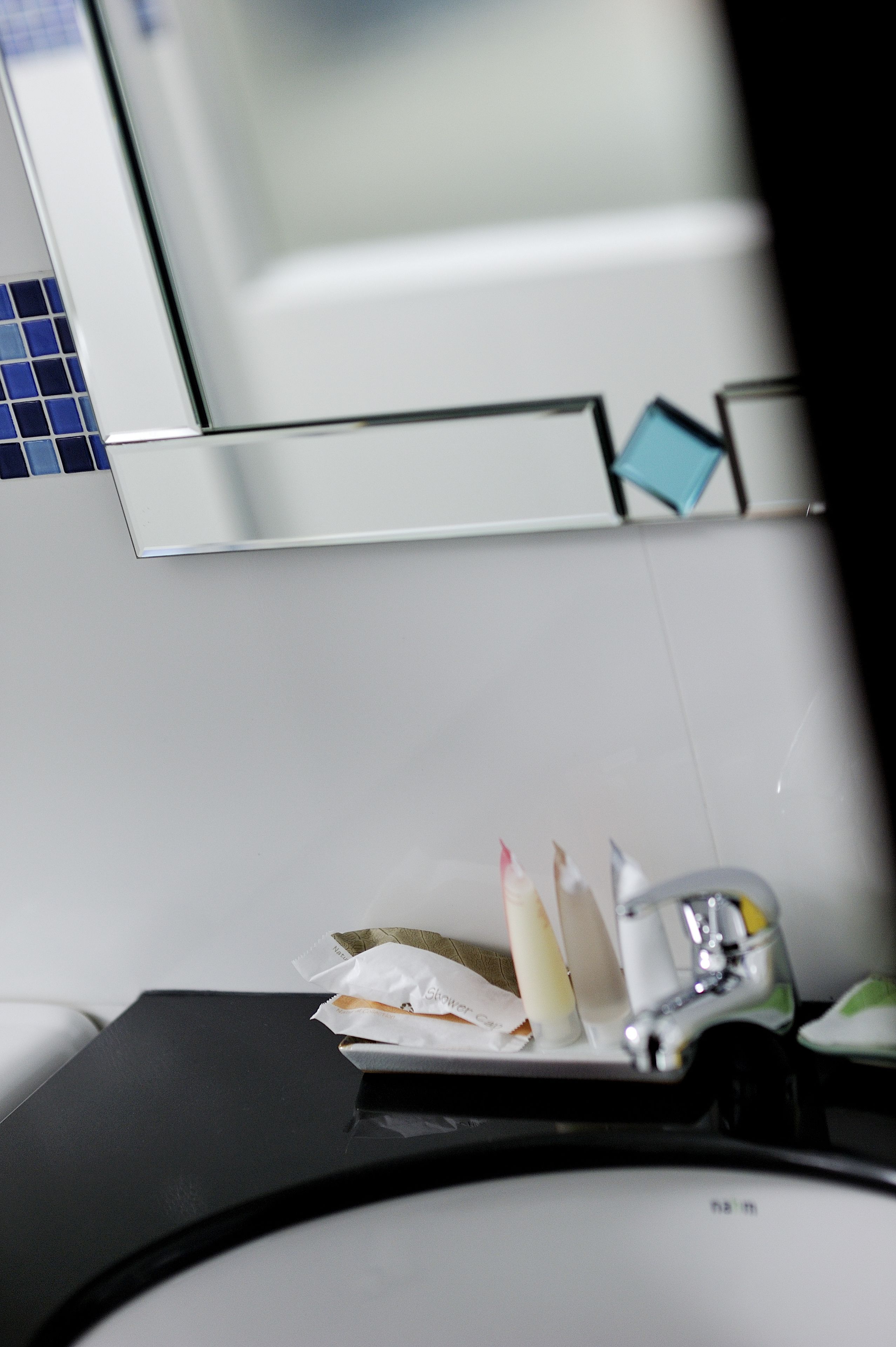 shower, free toiletries, hair dryer, bidet