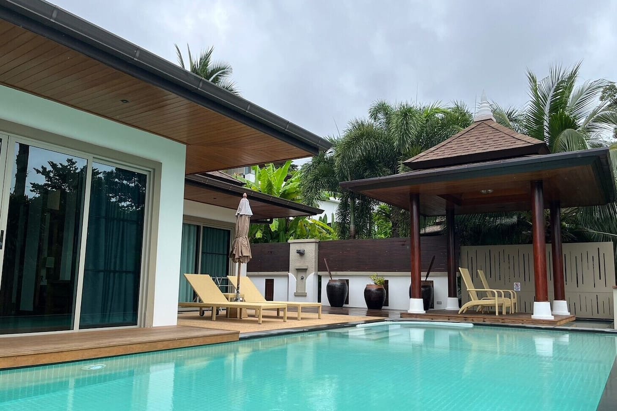 Villa Private Pool, Hill View | 露台/庭院