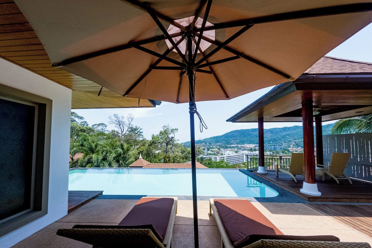 Villa Private Pool, Hill View | Teres/patio