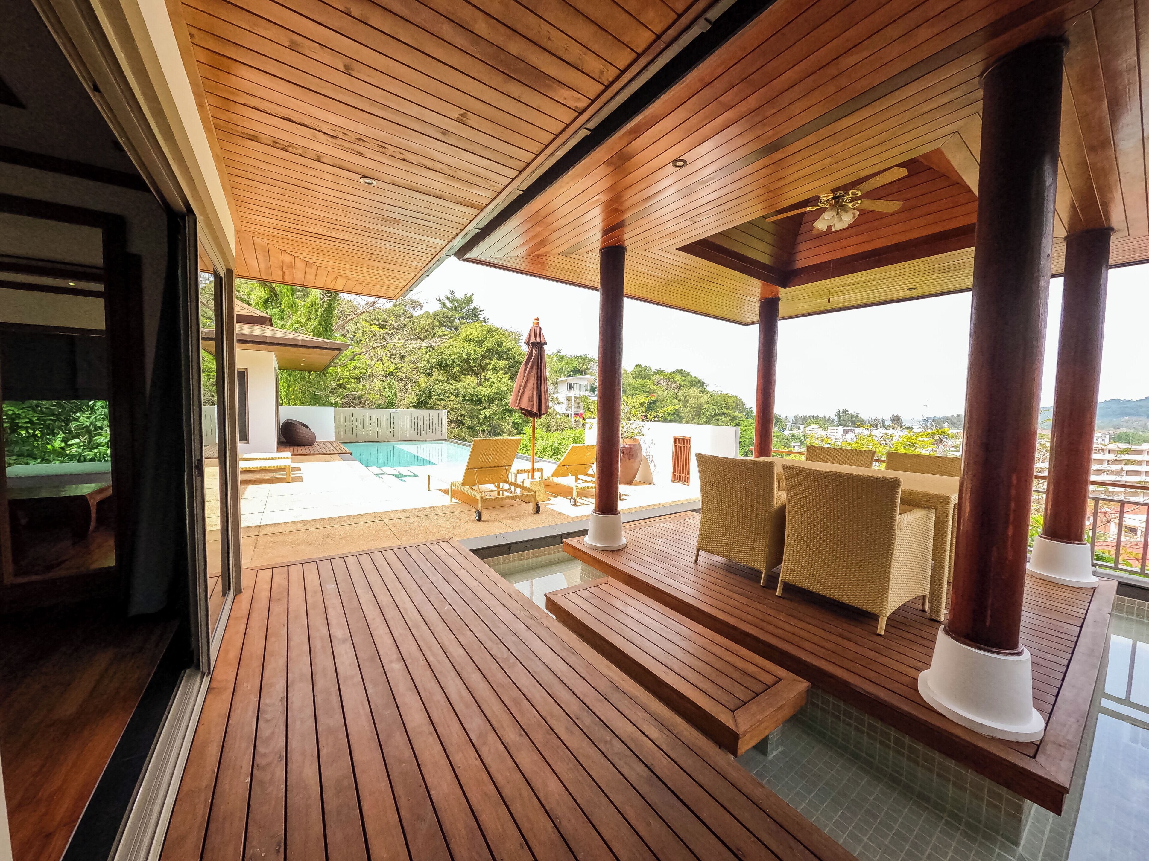 Villa 2 Bedrooms, Private Pool, Ocean View | Terrace/patio
