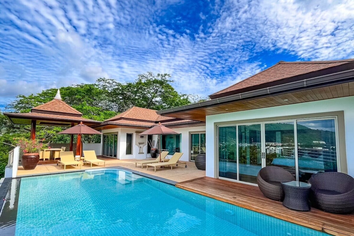 Villa 2 Bedrooms, Private Pool, Ocean View | 露台/庭院