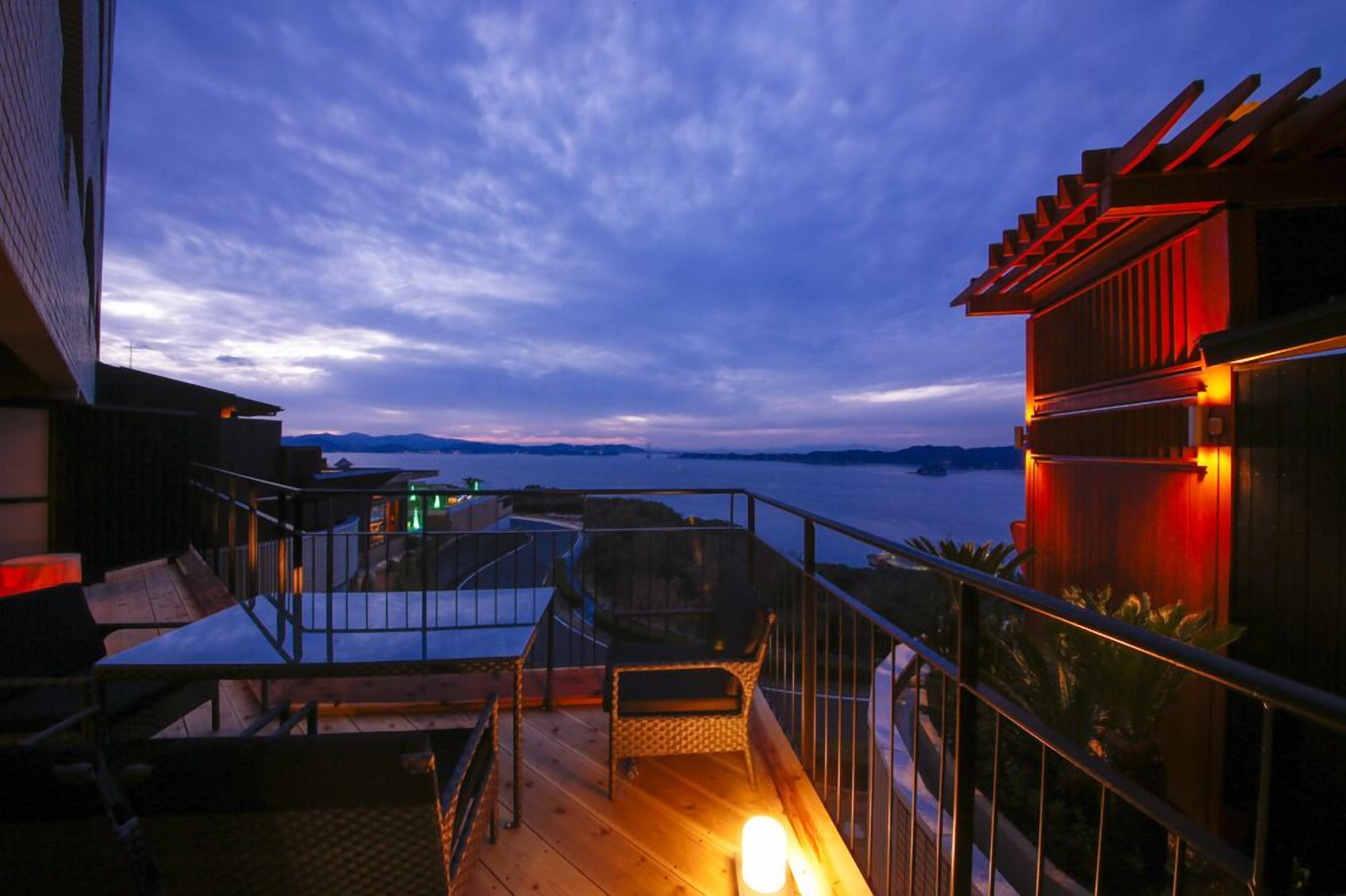 japanese-western style room (sola - type d), non smoking | terrace/patio